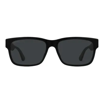 GUCCI Acetate Square Sunglasses Unisex Black