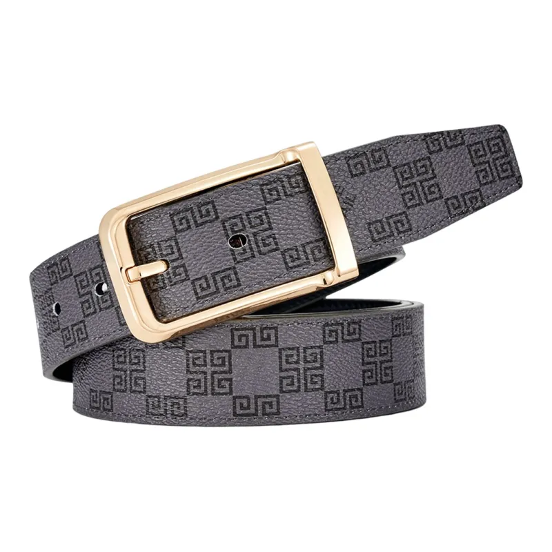 NINE NAIL Leather Belts Men-20