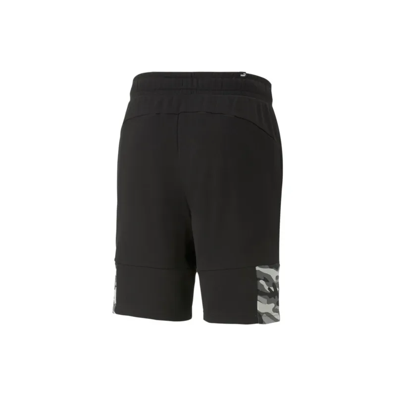 PUMA ESS BLOCK CAMO Shorts 10'' TR Sports Shorts Men's Black-1