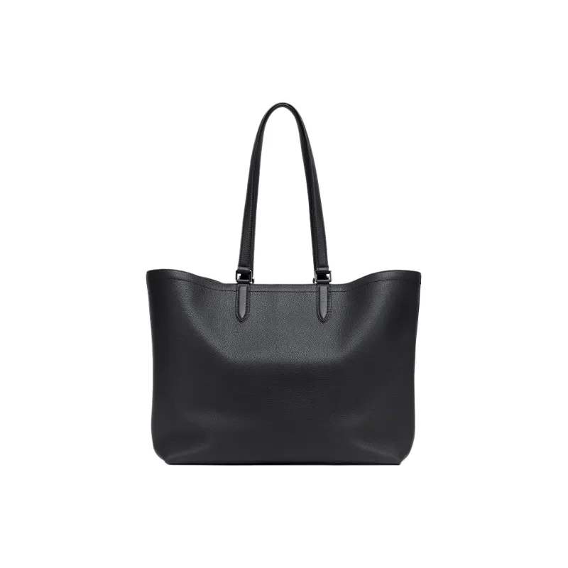 FENDI ROMA Calfskin Tote Bag Shopping Bag Handbag Men's Black-2
