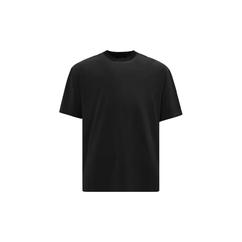 MT99 Short Sleeved T Shirts Casual Loose Fit Minimalist Style Men's Premium Solid Color-10