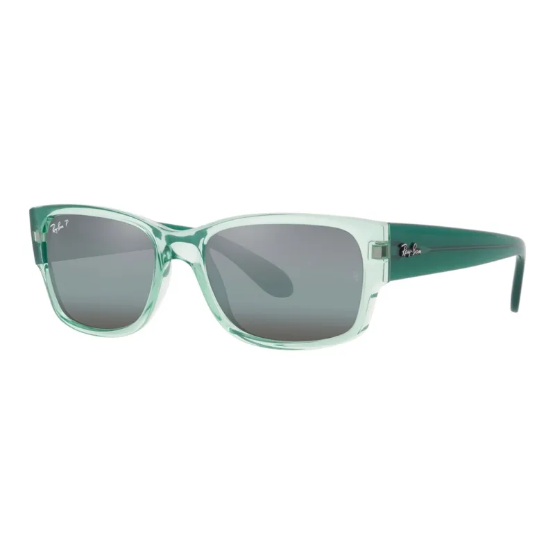 RayBan Rectangle frame Mirrored lens Sunglasses-0