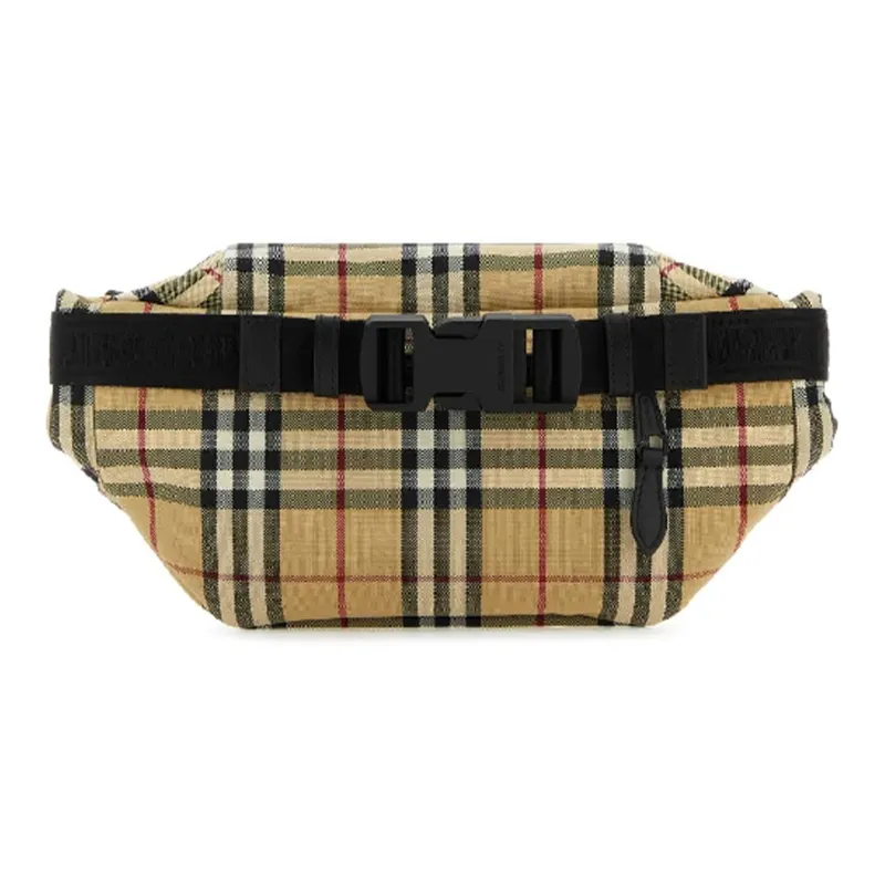 Burberry Nylon Fanny Pack Men's Light Brown-2