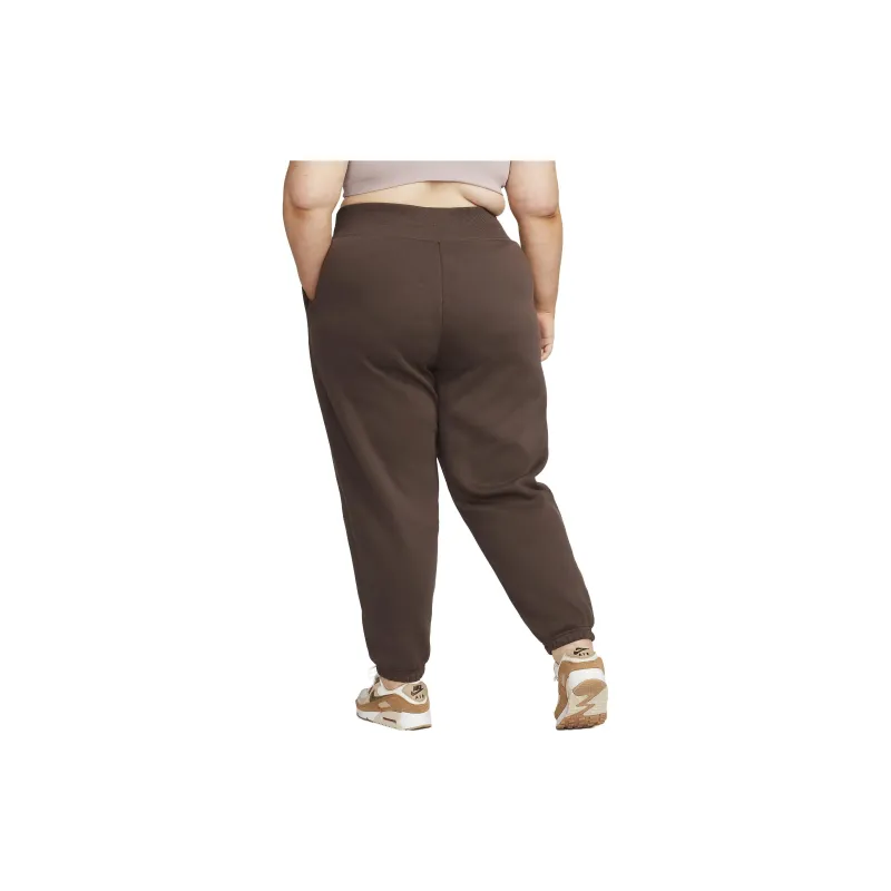 Nike Sportswear Phoenix Fleece Knitted Sports Pants Women's Dark Brown-1