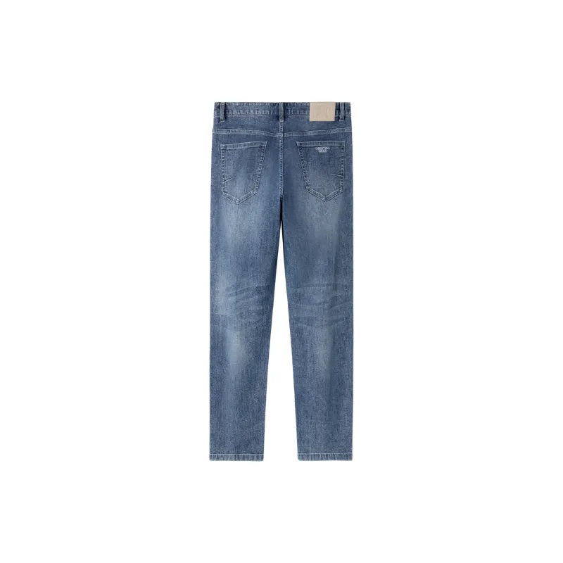 HLA Jeans Men Cooling Blue Gray Denim Gradient Medium 68-1