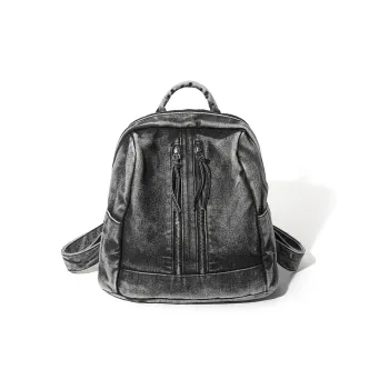 MASTER CANVAS Fabric Backpacks Backpack Medium Size Unisex Black/Blue/Brown