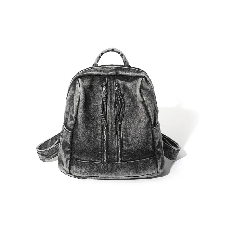 MASTER CANVAS Fabric Backpack Backpack Backpack Handbag Medium Size Unisex Black/Blue/Brown-0