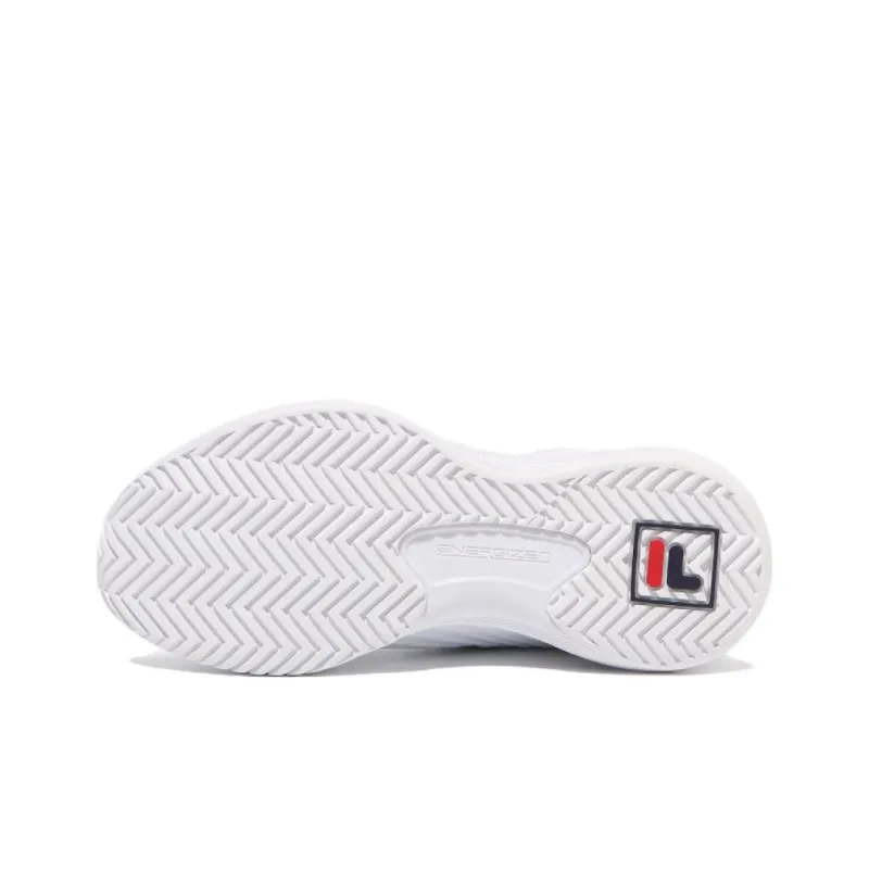 FILA Slip Resistant Low Top Tennis Shoes Unisex White-5