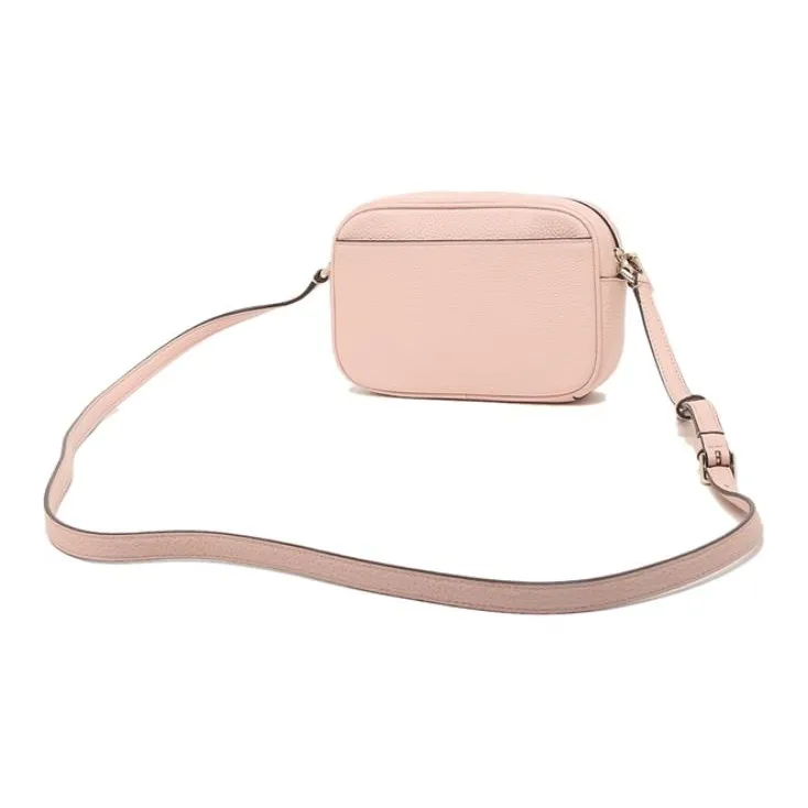 Kate Spade Leather Camera Bag Shoulder Bag Crossbody Bag Mini Women's Light Pink-4