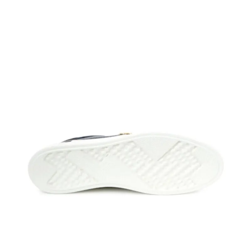 Roberto Cavalli Low-Top Skateboard Shoes Men's Blue-4