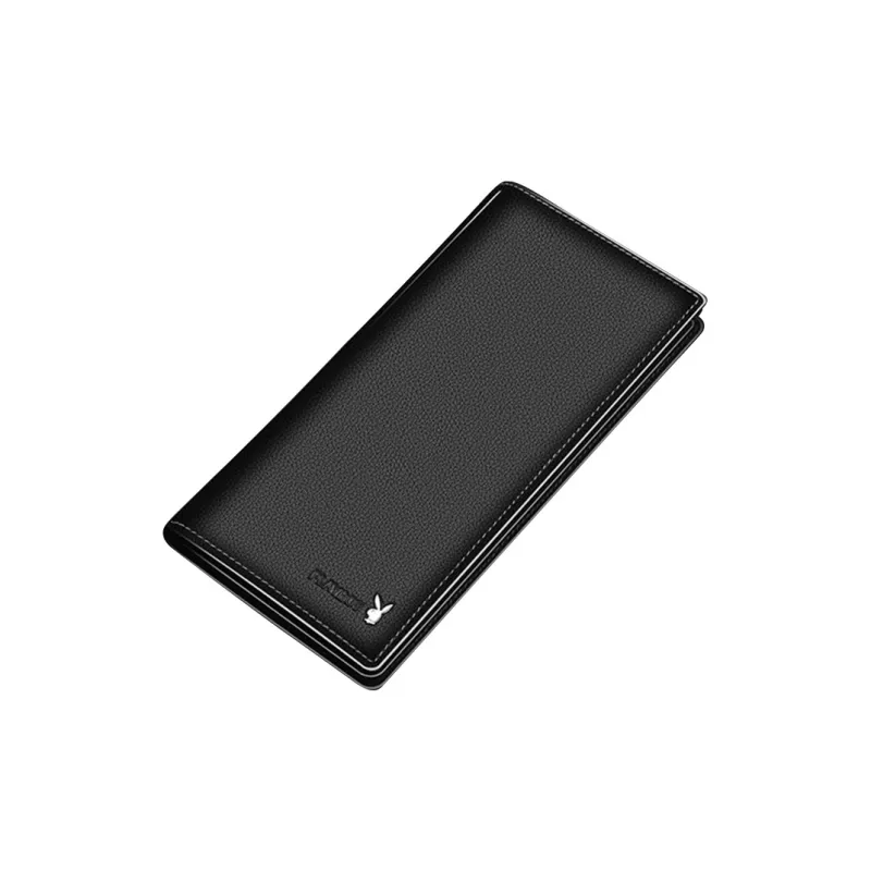 Playboy Top Grain Cow Leather Wallet Regular Men's Black-14