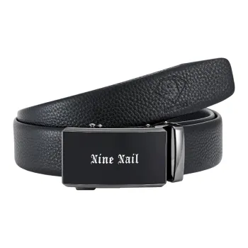 NINE NAIL Leather Belts Men