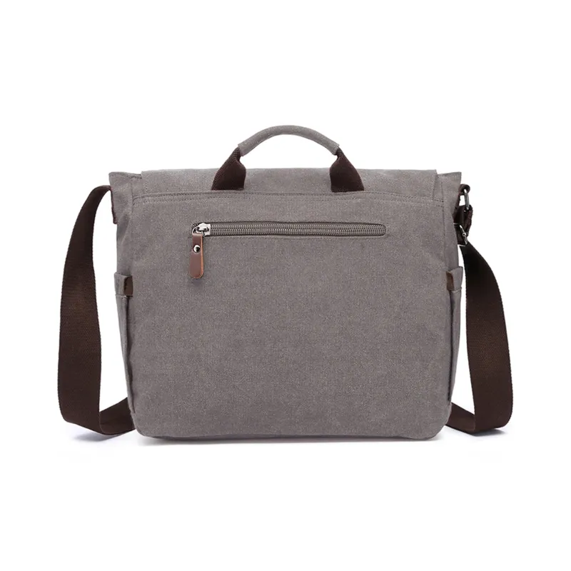 Slazenger Canvas Messenger Bag Camera Bag Canvas Bag Handbag Regular Unisex Multicolor-6
