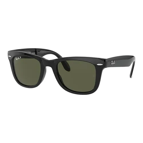 RayBan Irregular Shape Sunglasses Unisex Black