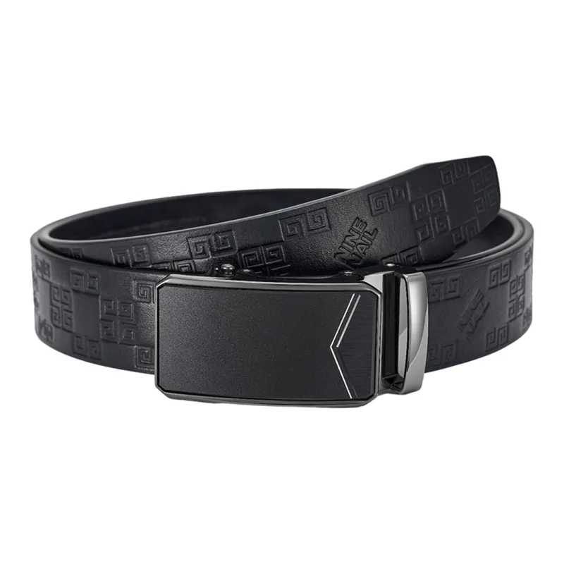 NINE NAIL Leather Belts Men-0