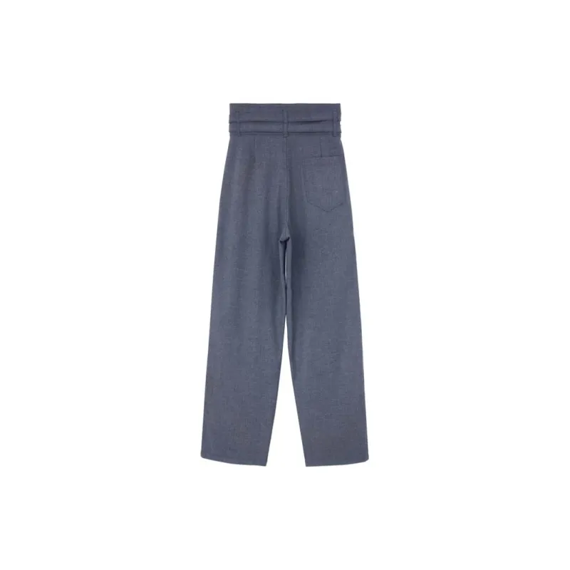 VALLEYOUTH Casual Pants Unisex Dark Blue Gray-1