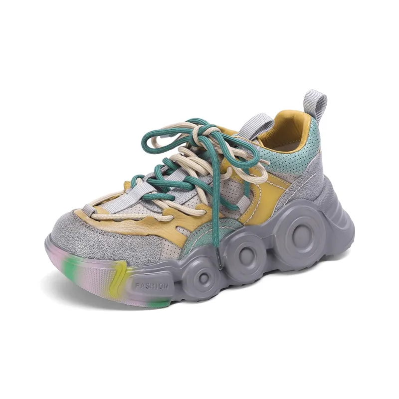 PIERCE GENTRY Low-Top Chunky Sneakers Women's-1