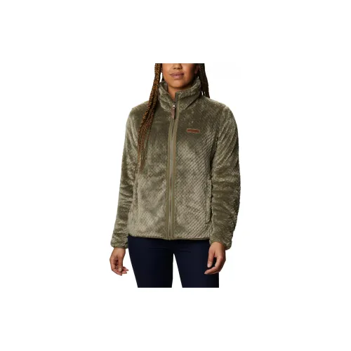 Columbia Double Velvet Jackets Women's Olive Green