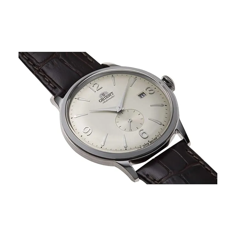 ORIENT Automatic Mechanical Movement Leather Strap Watch 41mm Men's Watches White Dial RA AP0003S10B-2