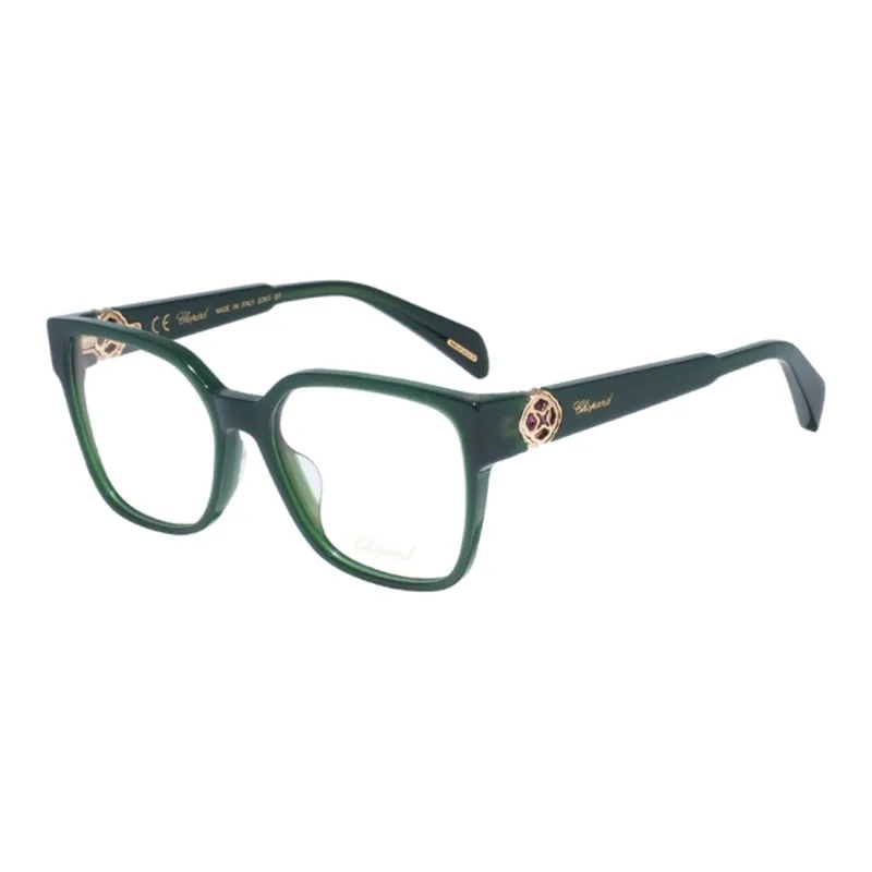 CHOPARD Plastic Irregular Shape Eyeglass Frames Unisex Green-0