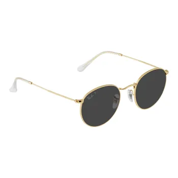 RayBan Round Sunglasses Unisex Gold