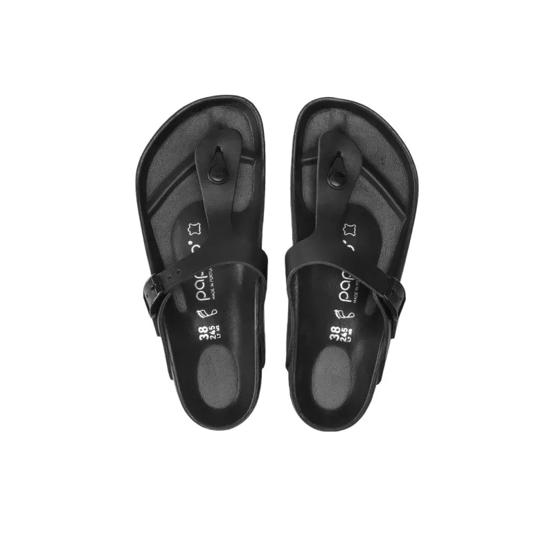 Birkenstock Quick Dry Slip Resistant Flip Flops Women's Black Regular-3