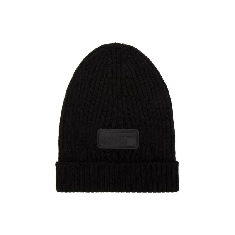 PRADA Logo-appliqué Wool Beanie-0