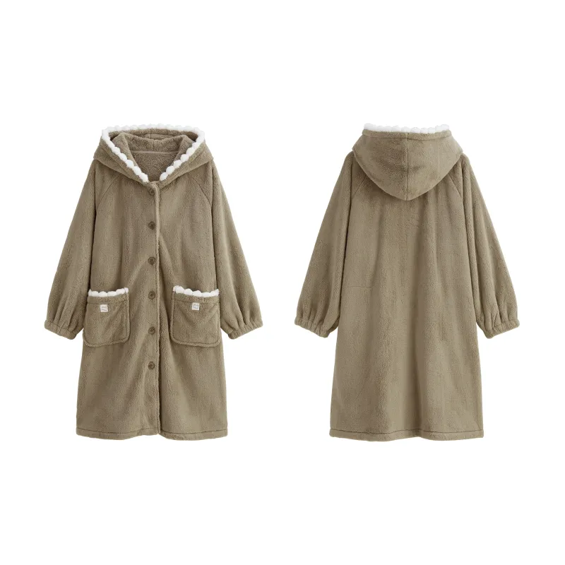 XUANZHITING Women's Bath Robes-0