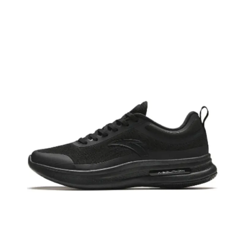 Anta Cushioning Wear Resistant Low Top Training Shoes Men's Black-0