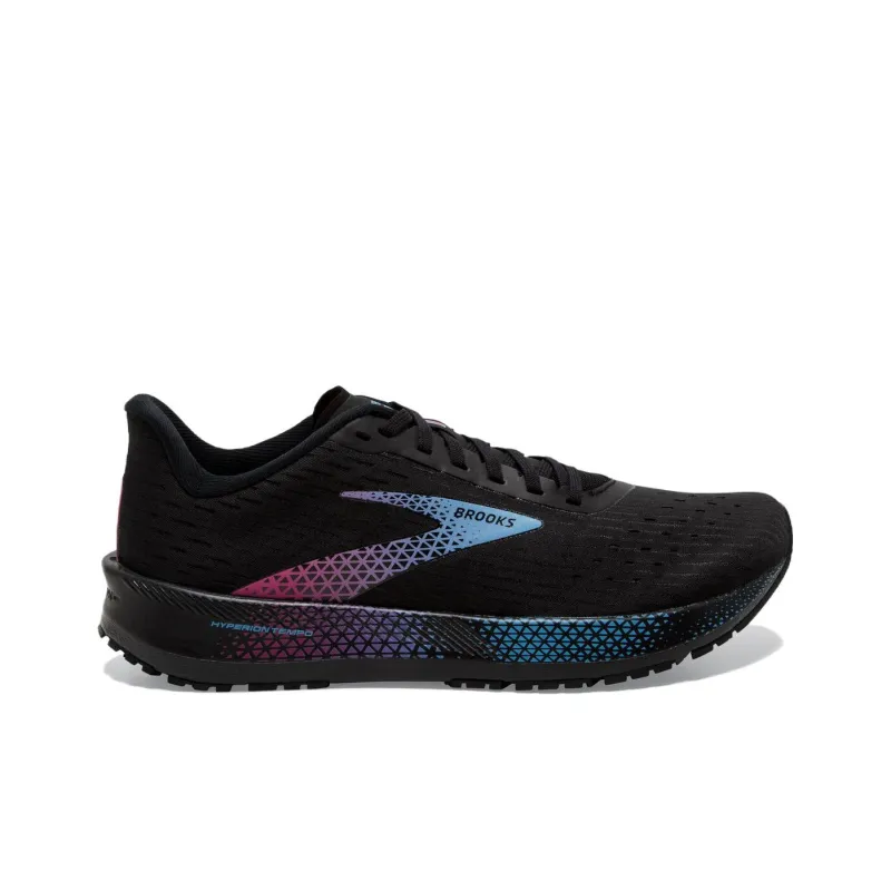 Brooks Hyperion Tempo Cushioning Wear-Resistant Low-Top Casual Running Shoes Women's Black Blue Red-1