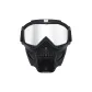 Black Skull Style+Silver Lens