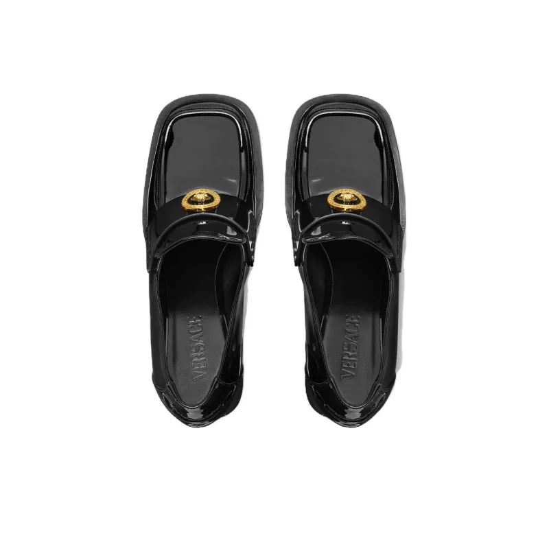 VERSACE Alia 55mm Leather Loafers-3