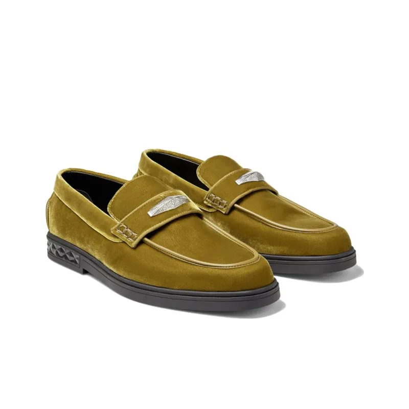 Jimmy Choo Josh Driver Velvet Loafers-2