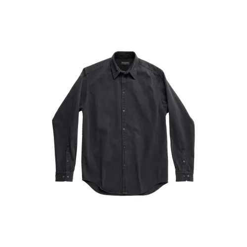 Balenciaga Shirts Men Black