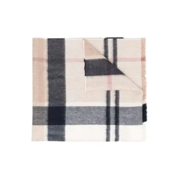 BARBOUR Tartan-pattern Wool Scarf