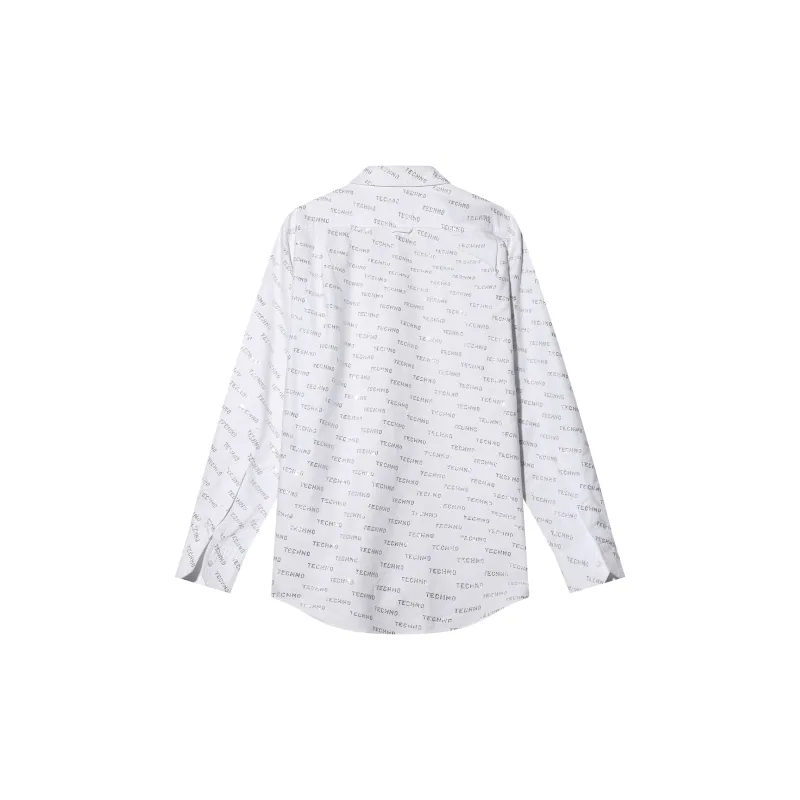 TCH FW23 Shirt Unisex White With Silver Logo-1