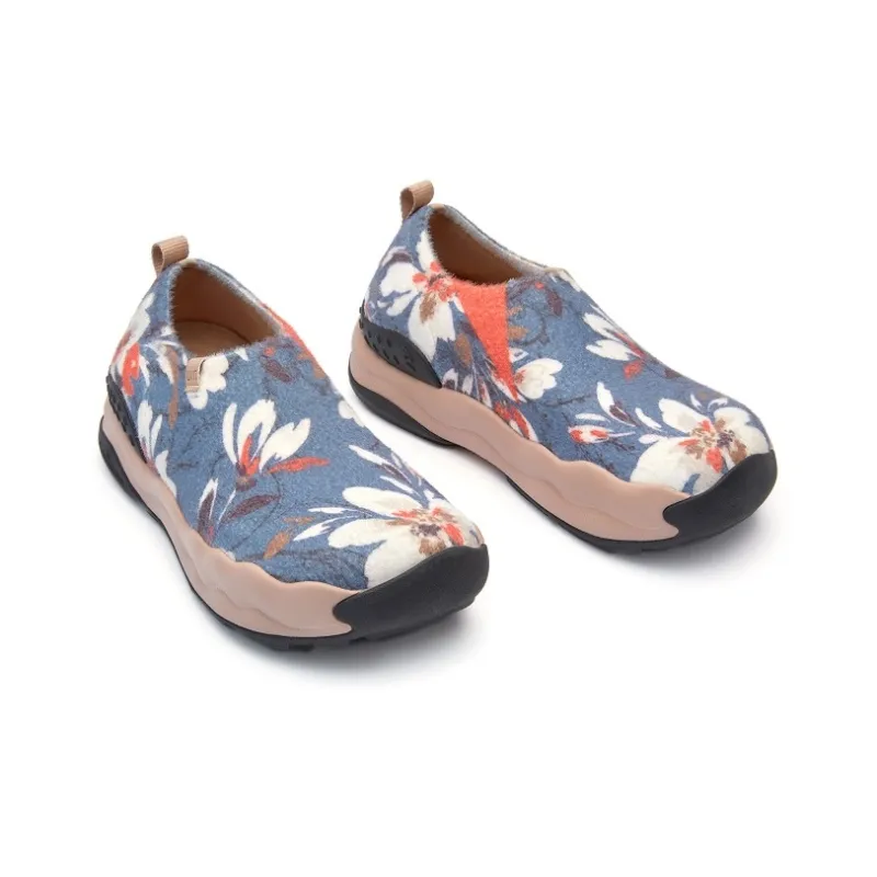 U.IN Painted Travel Shoes Toledo 11 Floral Collection Casual Shoes Unisex-8