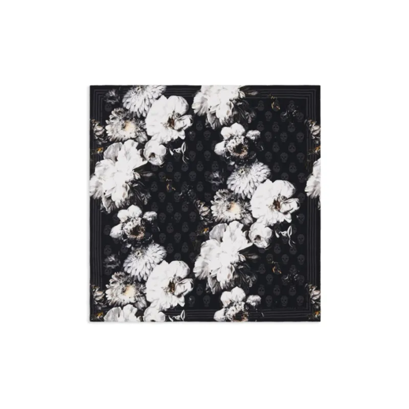 Alexander McQueen Floral Print Scarf-0