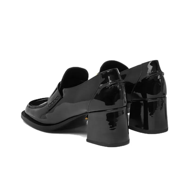 VERSACE Alia 55mm Leather Loafers-4
