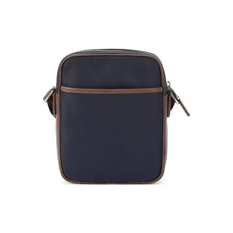 Dunhill Canvas With Leather Canvas Bag Cell Phone Pouch Crossbody Bag Shoulder Bag Unisex Black & Brown-2