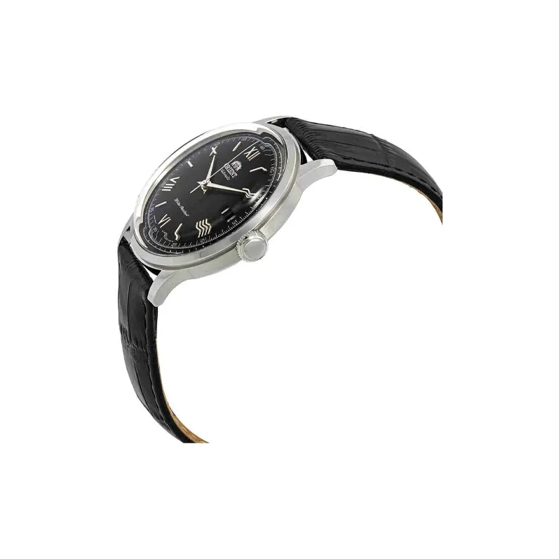 ORIENT Automatic Mechanical Movement Cowhide Strap Watch 41mm Men's Watches Black Dial FAC0000AB0-1