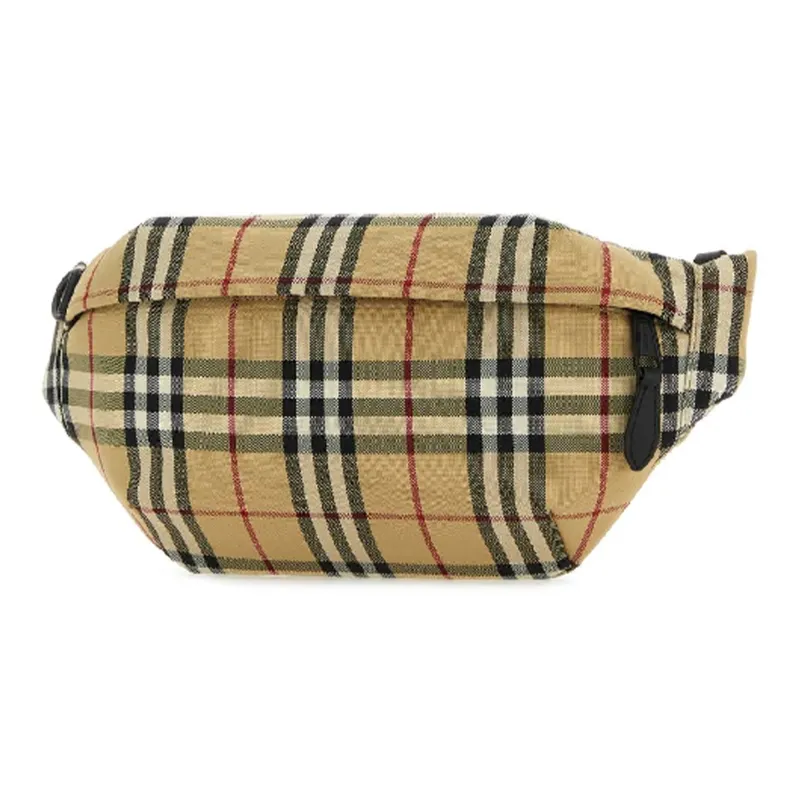 Burberry Nylon Fanny Pack Men's Light Brown-1