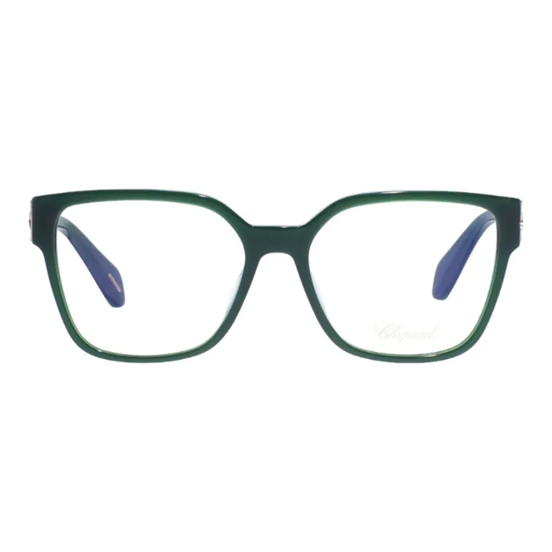 CHOPARD Plastic Irregular Shape Eyeglass Frames Unisex Green-1