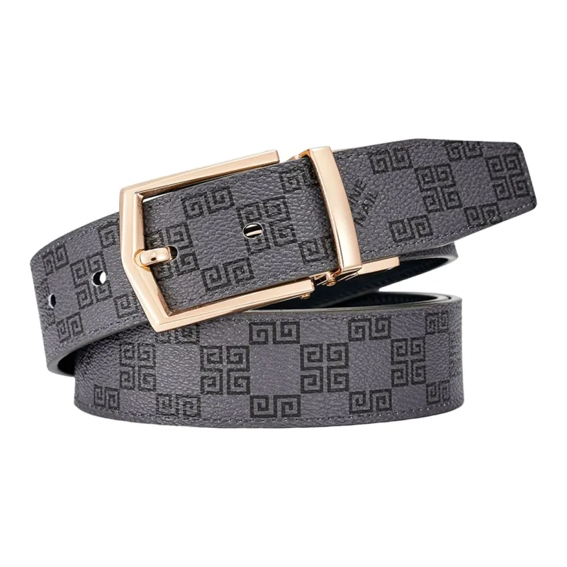 NINE NAIL Leather Belts Men-32