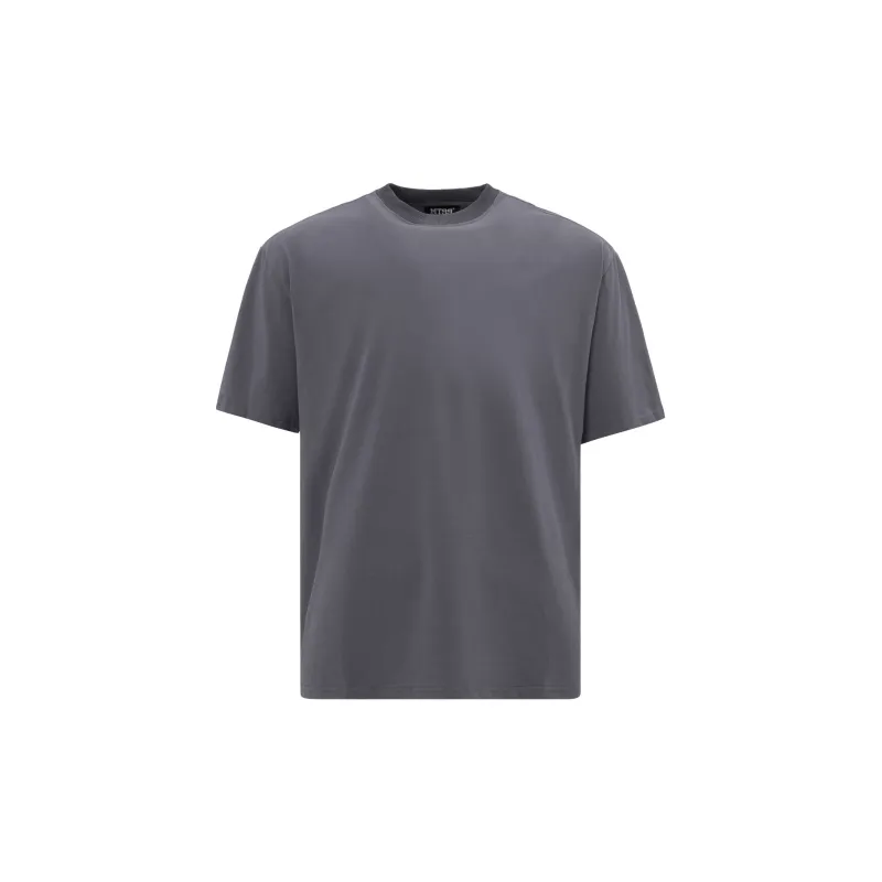MT99 Short Sleeved T Shirts Casual Loose Fit Minimalist Style Men's Premium Solid Color-6
