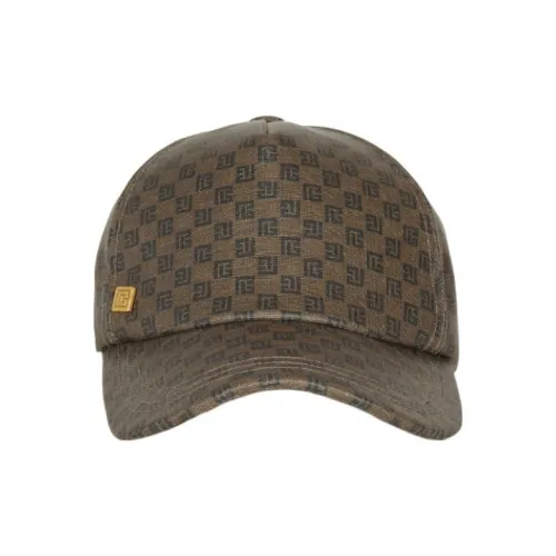 BALMAIN Monogram-print Six-panel Cap