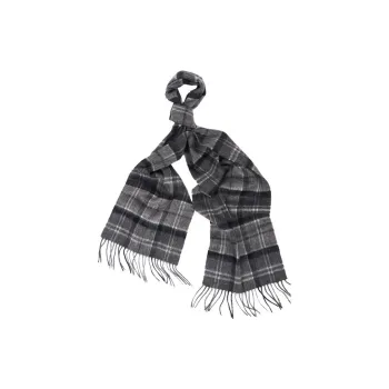 BARBOUR Knit Scarves Men's Gray