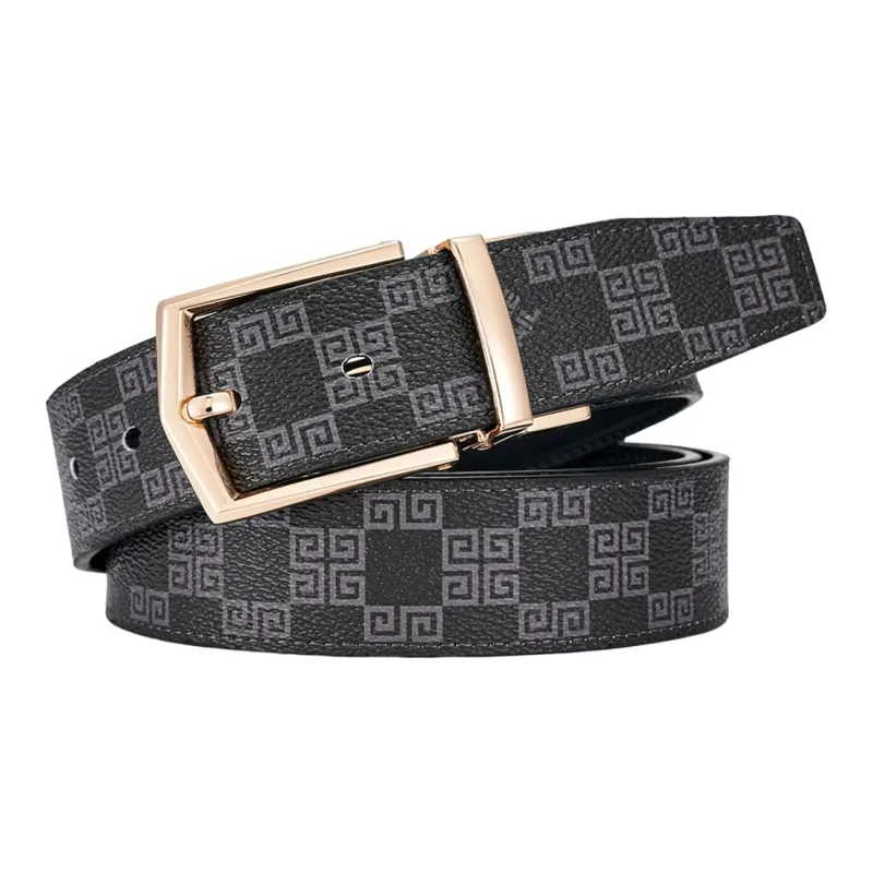 NINE NAIL Leather Belts Men-24