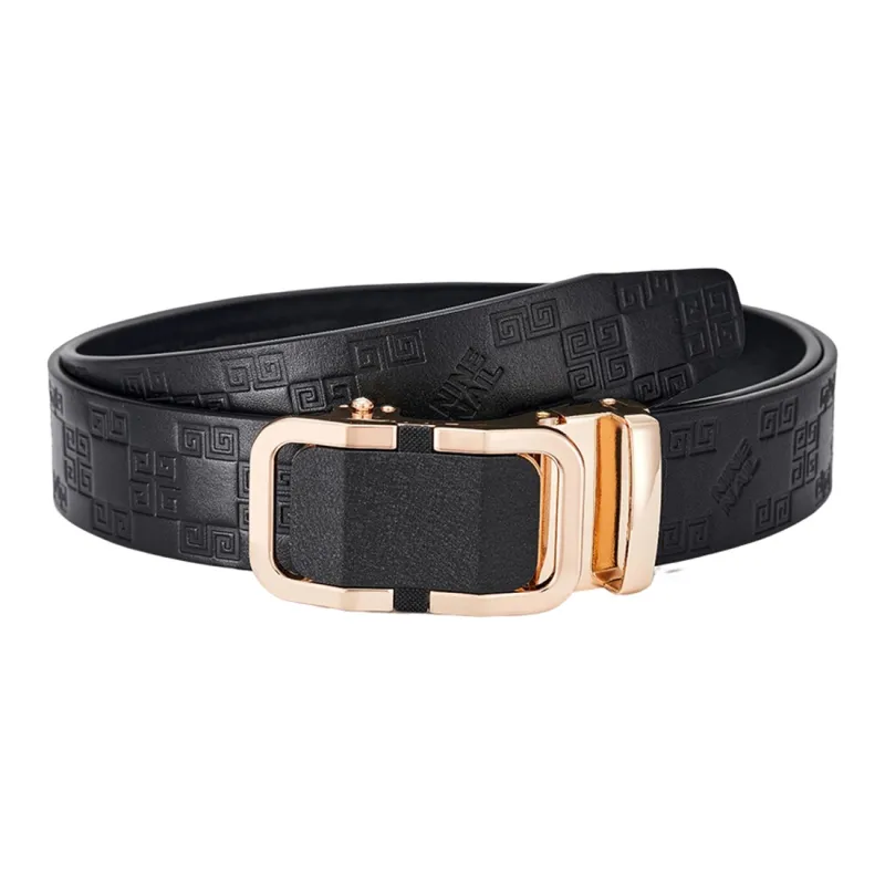 NINE NAIL Leather Belts Men-8