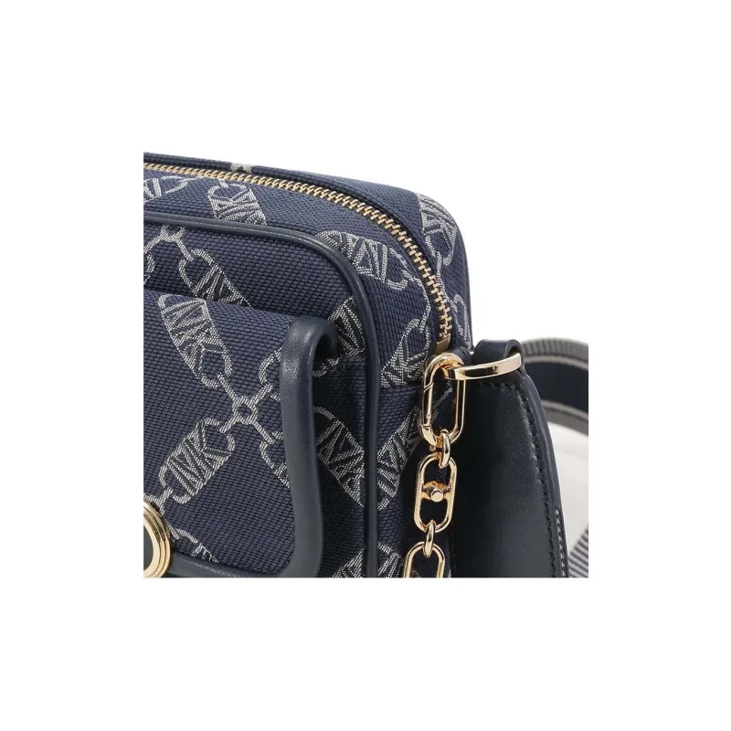 MICHAEL KORS PARKER Fabric Crossbody Bag, Shoulder Bag Women's Marine Blue-7